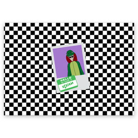 Поздравительная открытка с принтом Френдзона Кроки в Тюмени, 100% бумага | плотность бумаги 280 г/м2, матовая, на обратной стороне линовка и место для марки
 | бойчик | группа | кроки | музыка | мультяшка | песни | подростки | поп панк | френдзона