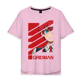 Мужская футболка хлопок Oversize с принтом SSSS.Gridman - Yuuta Hibiki в Тюмени, 100% хлопок | свободный крой, круглый ворот, “спинка” длиннее передней части | Тематика изображения на принте: 