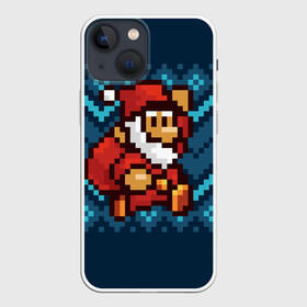 Чехол для iPhone 13 mini с принтом Марио Санта Клаус в Тюмени,  |  | 8 бит | 8bit | 8бит | bit | christmas | dendy | game | mario | new year | pixel | santaclaus | super mario | денди | марио | новый год | пиксель | рождество | санта клаус | супер марио