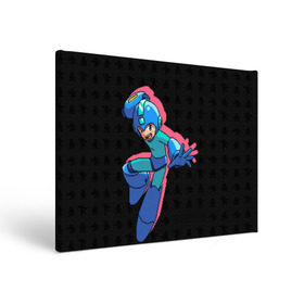 Холст прямоугольный с принтом Mega Man (pixel art) Black в Тюмени, 100% ПВХ |  | 8 bit | 8bit | art | dendy | famicom | game | games | japan | japanese | man | mega | mega man | megaman | nes | pixel | pixel art | pixelart | retro | video games | videogames