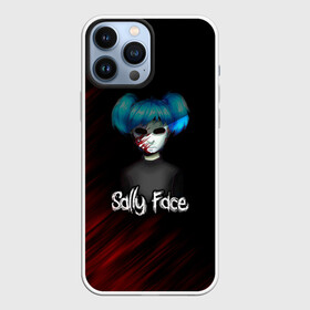 Чехол для iPhone 13 Pro Max с принтом Sally Face окровавленное лицо в Тюмени,  |  | sally face | гизмо | девид | девочка | игра | лари | ларри | мальчик | маска | мрачная | на лице | пых | с протезом | сал | сали | салли | салли фейс | фейс | фэйс | эддисон | эшли