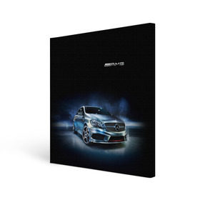 Холст квадратный с принтом Mercedes AMG в Тюмени, 100% ПВХ |  | Тематика изображения на принте: car | mercedes | mercedes   benz | motorsport | автомобиль | автоспорт | мерседес | спорткар