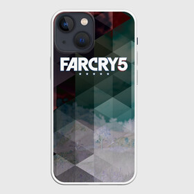 Чехол для iPhone 13 mini с принтом FarCry polygon в Тюмени,  |  | Тематика изображения на принте: far cry | far cry 5 | far cry new dawn | far cry primal | farcry | fc 5 | fc5 | game | new dawn | primal | игры | постапокалипсис | фар край | фар край 5