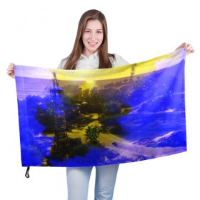 Флаг 3D с принтом FARCRY в Тюмени, 100% полиэстер | плотность ткани — 95 г/м2, размер — 67 х 109 см. Принт наносится с одной стороны | 