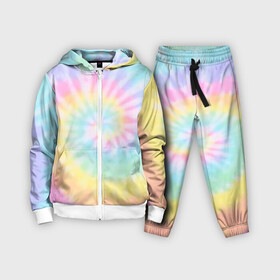 Детский костюм 3D с принтом Pastel Tie Dye в Тюмени,  |  | tie dye | абстракция | краска | хиппи