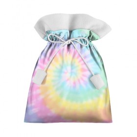 Подарочный 3D мешок с принтом Pastel Tie Dye в Тюмени, 100% полиэстер | Размер: 29*39 см | tie dye | абстракция | краска | хиппи