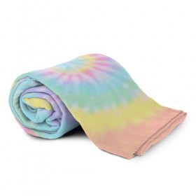 Плед 3D с принтом Pastel Tie Dye в Тюмени, 100% полиэстер | закругленные углы, все края обработаны. Ткань не мнется и не растягивается | tie dye | абстракция | краска | хиппи