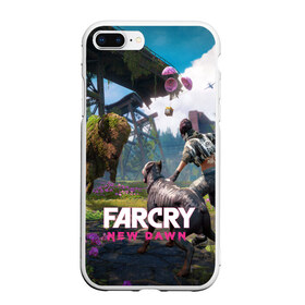 Чехол для iPhone 7Plus/8 Plus матовый с принтом FARCRYNEW DAWN в Тюмени, Силикон | Область печати: задняя сторона чехла, без боковых панелей | far cry | far cry 5 | far cry new dawn | far cry primal | farcry | fc 5 | fc5 | game | new dawn | primal | игры | постапокалипсис | фар край | фар край 5