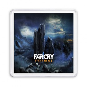 Магнит 55*55 с принтом FarCry primal в Тюмени, Пластик | Размер: 65*65 мм; Размер печати: 55*55 мм | 