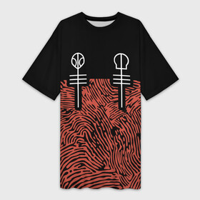 Платье-футболка 3D с принтом Twenty One Pilots   Blurryface в Тюмени,  |  | band | best | blurry | face | indie | logo | music | one | pilots | pop | regional | rock | symbol | top | trench | twenty | vessel | группа | инди | лого | логотип | музыка | пилоты | поп | рок | символ | топ | тренч