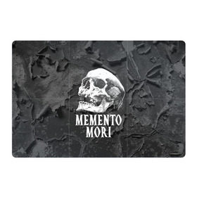 Магнитный плакат 3Х2 с принтом Memento mori в Тюмени, Полимерный материал с магнитным слоем | 6 деталей размером 9*9 см | black | death | life | memento mori | skeleton | skull | жизнь | скелет | череп | черный