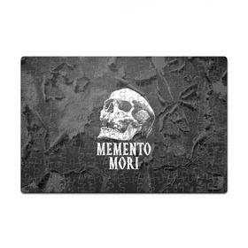 Пазл магнитный 126 элементов с принтом Memento mori в Тюмени, полимерный материал с магнитным слоем | 126 деталей, размер изделия —  180*270 мм | black | death | life | memento mori | skeleton | skull | жизнь | скелет | череп | черный