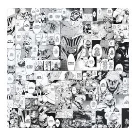 Магнитный плакат 3Х3 с принтом Goblin Slayer Manga в Тюмени, Полимерный материал с магнитным слоем | 9 деталей размером 9*9 см | goblin slayer | knight | рыцарь