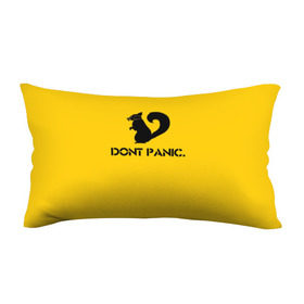 Подушка 3D антистресс с принтом Dont Panic. в Тюмени, наволочка — 100% полиэстер, наполнитель — вспененный полистирол | состоит из подушки и наволочки на молнии | dont panic | белка | енот | скунс