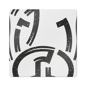 Магнит виниловый Квадрат с принтом Pitbull в Тюмени, полимерный материал с магнитным слоем | размер 9*9 см, закругленные углы | pitbull | пес | питбуль | собака | стаф