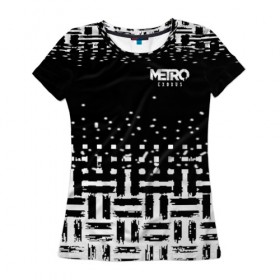 Женская футболка 3D с принтом Metro Exodus в Тюмени, 100% полиэфир ( синтетическое хлопкоподобное полотно) | прямой крой, круглый вырез горловины, длина до линии бедер | 