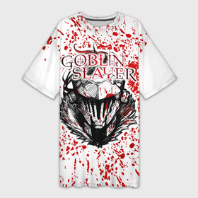 Платье-футболка 3D с принтом Goblin Slayer blood spots в Тюмени,  |  | ahegao | anime | armor | blood | goblin | knight | manga | slayer | аниме | ахегао | гоблин | гоблинов | гоблины | доспехи | жрица | кровища | кровь | манга | мульт | мультик | ранобэ | рыцарь | сериал