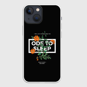 Чехол для iPhone 13 mini с принтом TOP. Ode to Sleep в Тюмени,  |  | Тематика изображения на принте: dun | joseph | josh | joshua | one | pilots | top | trench | twenty | tyler | usa | william | дан | джозеф | джош | джошуа | пилоты | сша | тайлер | уильям