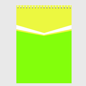 Скетчбук с принтом Угол зеленый в Тюмени, 100% бумага
 | 48 листов, плотность листов — 100 г/м2, плотность картонной обложки — 250 г/м2. Листы скреплены сверху удобной пружинной спиралью | кислотные костюмы | кислотные цвета | неон | флуоресцентные принты