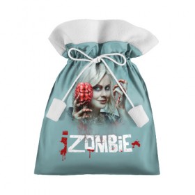 Подарочный 3D мешок с принтом Я-Зомби в Тюмени, 100% полиэстер | Размер: 29*39 см | Тематика изображения на принте: i zombie | лив мур | оливия мур | я зомби
