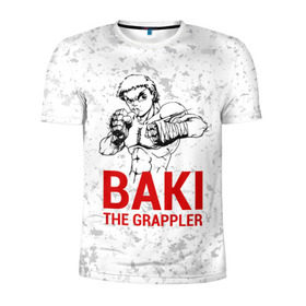 Мужская футболка 3D спортивная с принтом Baki the Grappler / Боец Баки в Тюмени, 100% полиэстер с улучшенными характеристиками | приталенный силуэт, круглая горловина, широкие плечи, сужается к линии бедра | ahegao | anime | baki | fighter | grappler | manga | the | аниме | анимешники | анимешнику | ахегао | баки | боевые | боец | бойцы | доппо | драки | искусства | манга | мульт | мультик | сериал | хамма | юдзиро