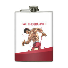 Фляга с принтом Baki the Grappler / Боец Баки в Тюмени, металлический корпус | емкость 0,22 л, размер 125 х 94 мм. Виниловая наклейка запечатывается полностью | Тематика изображения на принте: ahegao | anime | baki | fighter | grappler | manga | the | аниме | анимешники | анимешнику | ахегао | баки | боевые | боец | бойцы | доппо | драки | искусства | манга | мульт | мультик | сериал | хамма | юдзиро