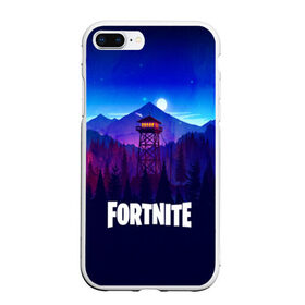 Чехол для iPhone 7Plus/8 Plus матовый с принтом fortnite в Тюмени, Силикон | Область печати: задняя сторона чехла, без боковых панелей | battle royale | fortnite | fortnite battle royale | futuresynth | game | outrun | retrowave | synth | synthwave | игры | ретровейв | синтвейв | фортнайт