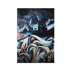 Обложка для паспорта матовая кожа с принтом GRAFFITY в Тюмени, натуральная матовая кожа | размер 19,3 х 13,7 см; прозрачные пластиковые крепления | graffity | paint | street art | urban | город | граффити | искусство | кирпичи | краски | рисунки | стена | улицы | уличное искусство