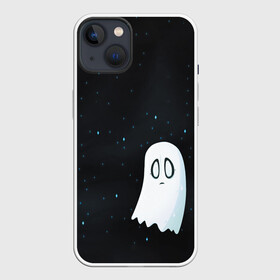 Чехол для iPhone 13 с принтом A Lonely Ghost в Тюмени,  |  | ghost | sans | undertale | азриэль | андайн | гастер | надоедливая собака | одиночество | папирус | приведение | санс | скелет | сноудрейк