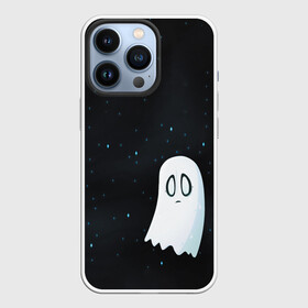 Чехол для iPhone 13 Pro с принтом A Lonely Ghost в Тюмени,  |  | ghost | sans | undertale | азриэль | андайн | гастер | надоедливая собака | одиночество | папирус | приведение | санс | скелет | сноудрейк