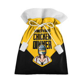 Подарочный 3D мешок с принтом PUBG Girl в Тюмени, 100% полиэстер | Размер: 29*39 см | battlegrounds | chicken | chickendinner | dinner | game | pcgaming | playerunknownsbattlegrounds | pubg | videogames | баттл | баттлграунд | куриныйобед | курица | обед | пабг
