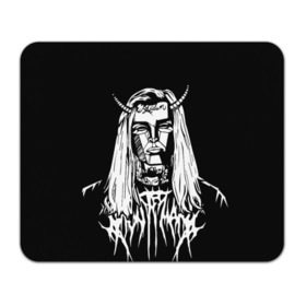 Коврик для мышки прямоугольный с принтом Ghostemane devil в Тюмени, натуральный каучук | размер 230 х 185 мм; запечатка лицевой стороны | ghostemane | ghostemane mercury | ghostemane nihi | trash gang | гостмейн