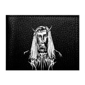 Обложка для студенческого билета с принтом Ghostemane devil в Тюмени, натуральная кожа | Размер: 11*8 см; Печать на всей внешней стороне | Тематика изображения на принте: ghostemane | ghostemane mercury | ghostemane nihi | trash gang | гостмейн