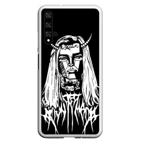 Чехол для Honor 20 с принтом Ghostemane devil в Тюмени, Силикон | Область печати: задняя сторона чехла, без боковых панелей | ghostemane | ghostemane mercury | ghostemane nihi | trash gang | гостмейн