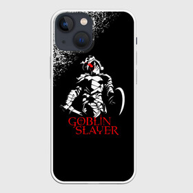 Чехол для iPhone 13 mini с принтом Убийца Гоблинов черно белый в Тюмени,  |  | anime | goblin slayer | аниме | анимэ | гоблин | гобурин сурэия | жрица | манга | мультсериал | мультфильм | онна синкан | ранобэ | слаер | слеар | слеер | сэйнэн