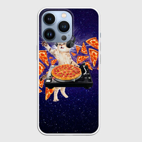 Чехол для iPhone 13 Pro с принтом Пицца   Кот в Тюмени,  |  | cat | galaxy | lightning | pizza | грозовой кошак | диджей | космос | кот | котики | котэ | кошак | метеориты | молния | пицца | прикол | приколы с котами | прикольная