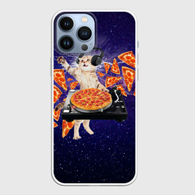 Чехол для iPhone 13 Pro Max с принтом Пицца   Кот в Тюмени,  |  | cat | galaxy | lightning | pizza | грозовой кошак | диджей | космос | кот | котики | котэ | кошак | метеориты | молния | пицца | прикол | приколы с котами | прикольная