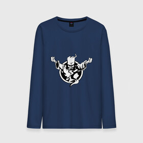 Мужской лонгслив хлопок с принтом Thunderdome t-shirt в Тюмени, 100% хлопок |  | gabber | hardcore | hardcoremusic | thunderdome