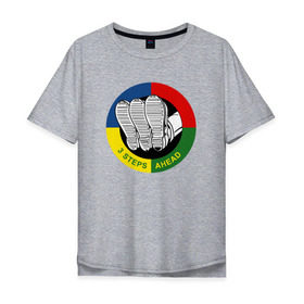 Мужская футболка хлопок Oversize с принтом Gabber в Тюмени, 100% хлопок | свободный крой, круглый ворот, “спинка” длиннее передней части | 