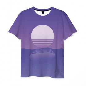 Мужская футболка 3D с принтом Come back down в Тюмени, 100% полиэфир | прямой крой, круглый вырез горловины, длина до линии бедер | hipster | neon | retro wave | vaporwave | геометрия | космос | неон | хипстер