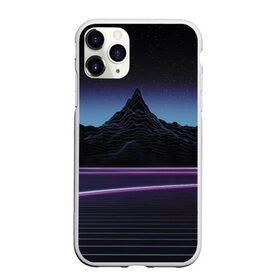 Чехол для iPhone 11 Pro Max матовый с принтом Retro Wave в Тюмени, Силикон |  | hipster | neon | retro wave | vaporwave | геометрия | космос | неон | хипстер