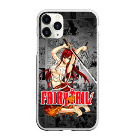 Чехол для iPhone 11 Pro матовый с принтом Fairy Tail (Эльза) в Тюмени, Силикон |  | anime | fairy tail | manga | аниме | манга | фейри тейл | фея | хвост | хвост феи | эльза