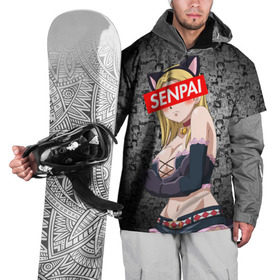 Накидка на куртку 3D с принтом Anime (Senpai 4) в Тюмени, 100% полиэстер |  | Тематика изображения на принте: ahegao | anime | manga | sempai | senpai | аниме | ахегао | манга | семпай | сенпай