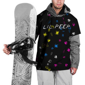Накидка на куртку 3D с принтом Lil Peep (Legend) в Тюмени, 100% полиэстер |  | gustav hr | legend | life | life is beautiful | lil | lil peep | love | pank | peep | rap | rock | sad | грусть | густав элайджа ар | легенда | лил | лил пип | панк | пип | реп | рок | череп | штрихи