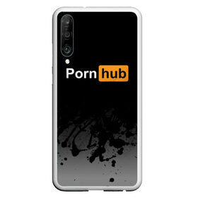 Чехол для Honor P30 с принтом Pornhub в Тюмени, Силикон | Область печати: задняя сторона чехла, без боковых панелей | brazzers | любовь | чувства