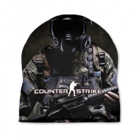 Шапка 3D с принтом Counter Strike в Тюмени, 100% полиэстер | универсальный размер, печать по всей поверхности изделия | counter strike | cs go | global offensive | игра | игры | компьютерные | контер страйк