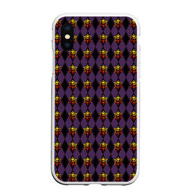 Чехол для iPhone XS Max матовый с принтом Killer Queen Symbol в Тюмени, Силикон | Область печати: задняя сторона чехла, без боковых панелей | jojo no kimyou na bouken | jojos bizarre adventure | killer queen | невероятное приключение джоджо