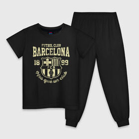 Детская пижама хлопок с принтом Барселона в Тюмени, 100% хлопок |  брюки и футболка прямого кроя, без карманов, на брюках мягкая резинка на поясе и по низу штанин
 | barca | barcelona | barsa | fc barcelona | барса | барселона | болел | испания | каталонцы | клубная | лалига | сине гранатовые | фанатская | форма | футбол | футбольная | футбольный клуб