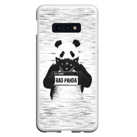 Чехол для Samsung S10E с принтом BAD PANDA в Тюмени, Силикон | Область печати: задняя сторона чехла, без боковых панелей | bad | bear | panda | медведь | панда