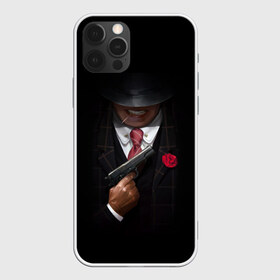 Чехол для iPhone 12 Pro Max с принтом Mafia в Тюмени, Силикон |  | gangster | gun | gungster | illustration | mafia | арт | галстук | гангстер | гвоздика | зубы | костюм | крестный отец | мафия | минимализм | оружие | пистолет | пуля | темный | черный | шляпа